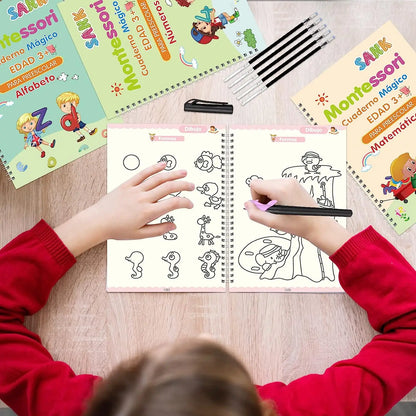 Mi primer cuaderno de práctica de escritura para niños